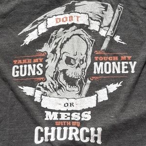 "PATRIOTIC" MENS L T-SHIRT